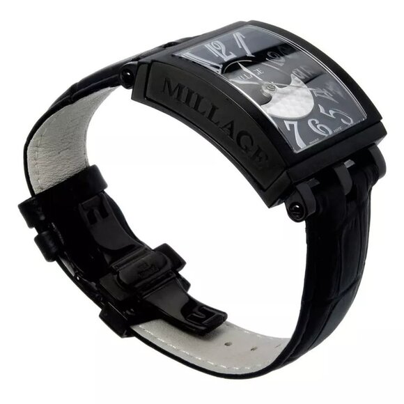 Millage The Evreux Collection Model ML0073-A Black Watch - Swiss Quartz Movement - Picture 3 of 13